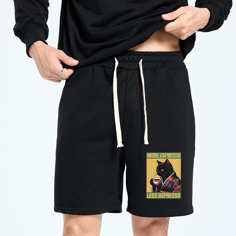 Tokyo-Tiger Up Caffeine Down Depression Unisex Shorts