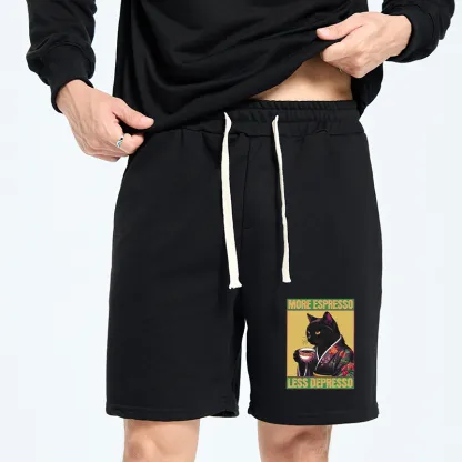 Tokyo-Tiger Up Caffeine Down Depression Unisex Shorts