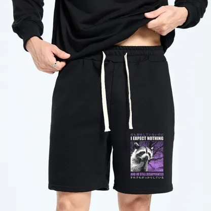 Tokyo-Tiger Disappointed Raccoon Japanese Unisex Shorts