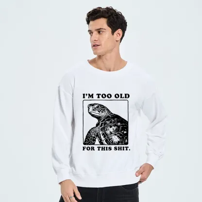 Tokyo-Tiger Turtle I Quit Meme Energy Classic Sweatshirt