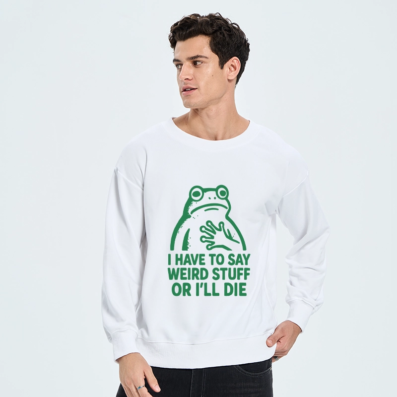 Tokyo-Tiger Weird Frog Funny Meme Classic Sweatshirt