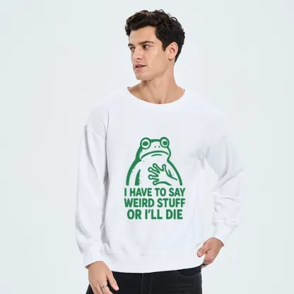 Tokyo-Tiger Weird Frog Funny Meme Classic Sweatshirt