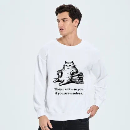 Tokyo-Tiger Cat Proving Uselessness Is A Superpower Classic Sweatshirt