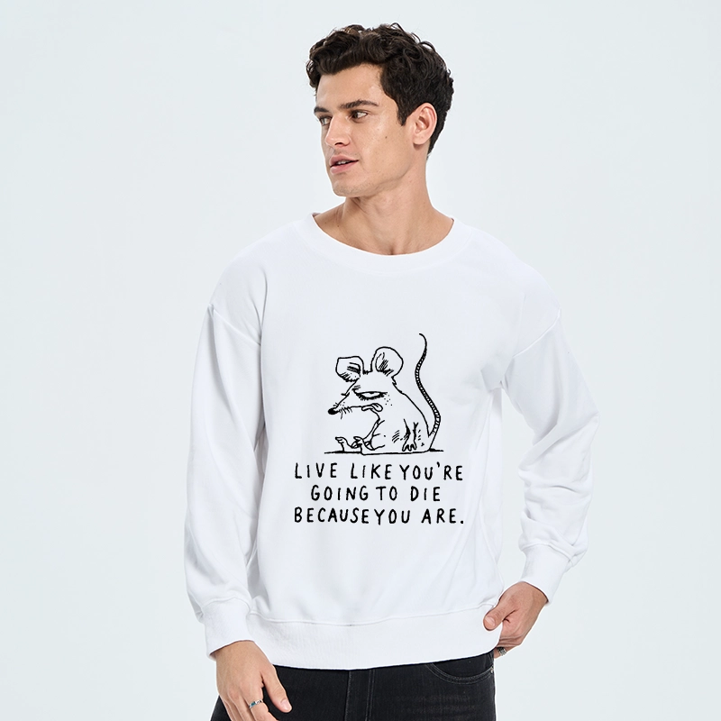 Tokyo-Tiger Funny Meme Sarcastic Rat Life Truth Classic Sweatshirt
