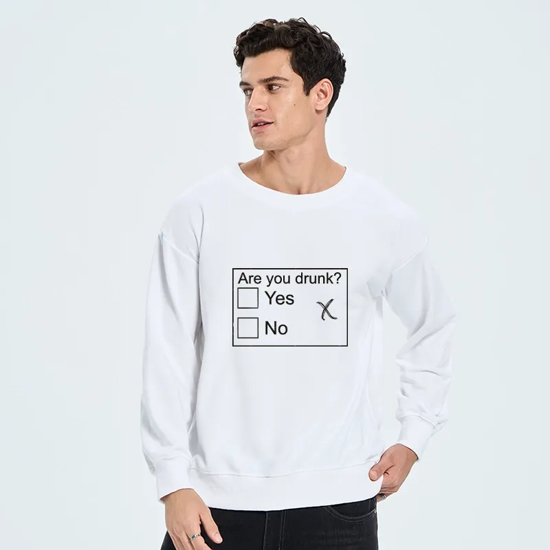Tokyo-Tiger Confused Drunk Checkbox Graphic Classic Sweatshirt