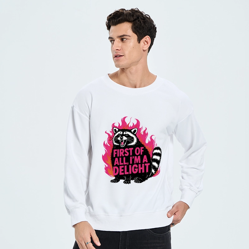 Tokyo-Tiger Angry Raccoon Funny Classic Sweatshirt