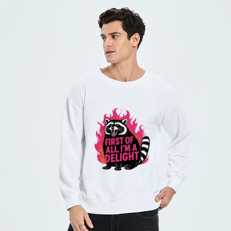 Tokyo-Tiger Angry Raccoon Funny Classic Sweatshirt