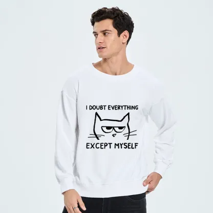 Tokyo-Tiger Confident Kitten Classic Sweatshirt