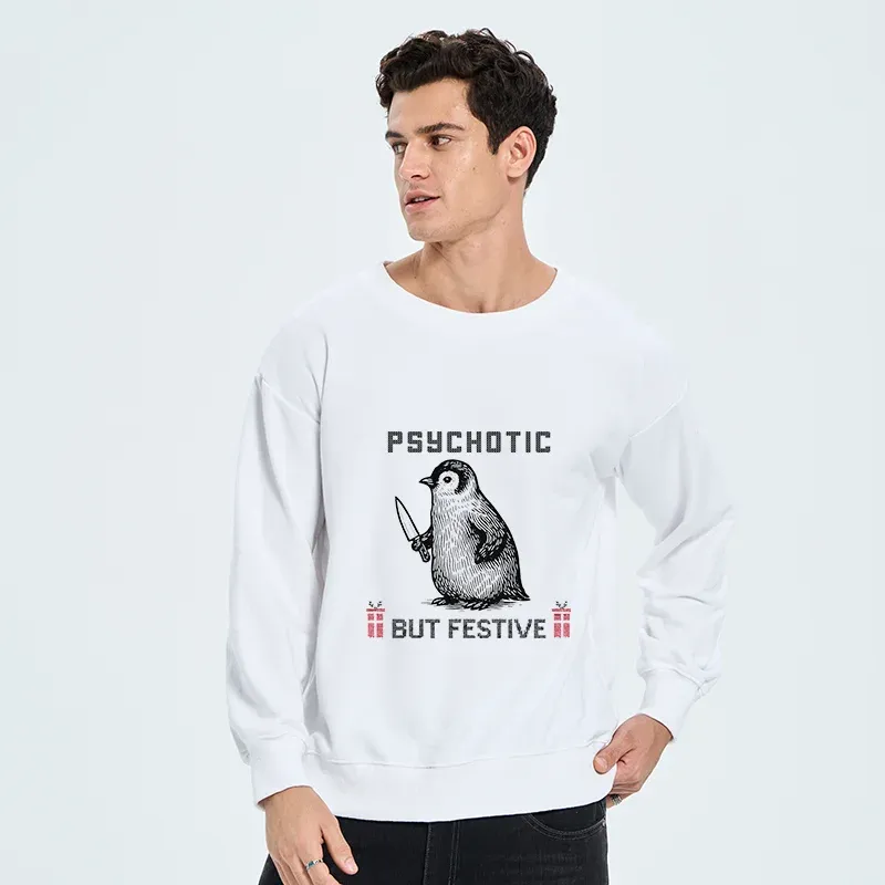 Tokyo-Tiger Overstimulated but Festive Christmas Classic Sweatshirt