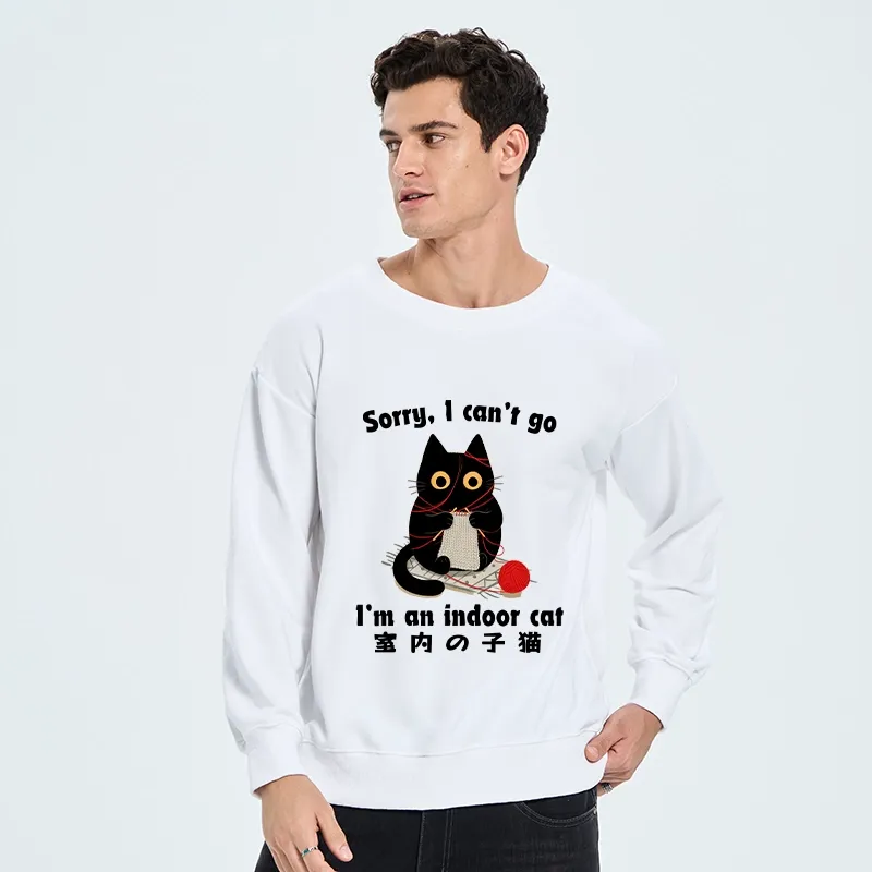Tokyo-Tiger Indoor Cat Meme Classic Sweatshirt