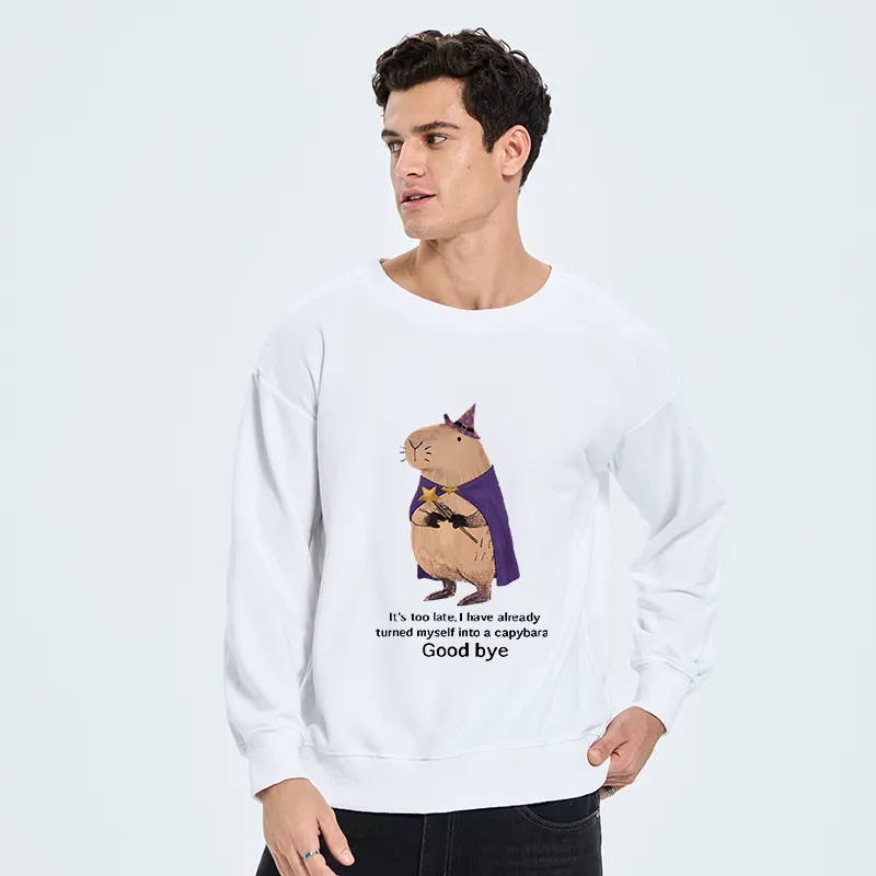 Tokyo-Tiger Funny Wizard Capybara Classic Sweatshirt