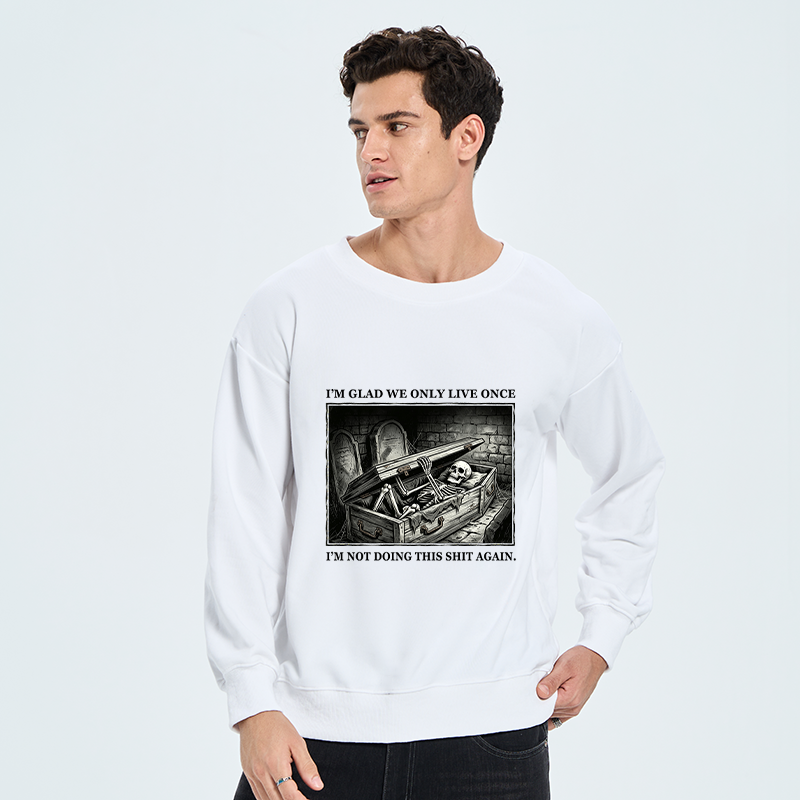 Tokyo-Tiger Funny Coffin Skull Meme Classic Sweatshirt