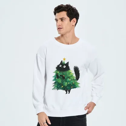 Tokyo-Tiger Christmas Tree Cat Japan Classic Sweatshirt