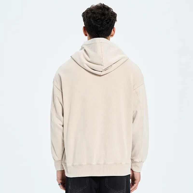 Tokyo-Tiger Minimal Splash Ink Cute Cat Washed Hoodie