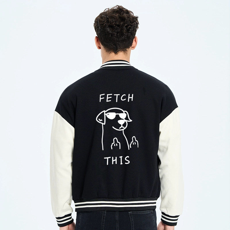 Tokyo-Tiger Rebellious Dog Embroidery Varsity Jacket