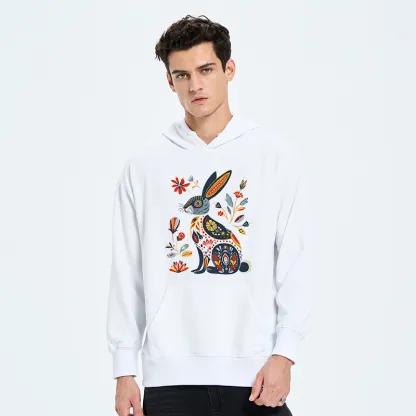 Tokyo-Tiger Folk Hare Bloom Classic Hoodie