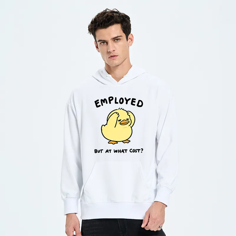 Tokyo-Tiger Funny Work Duck Classic Hoodie