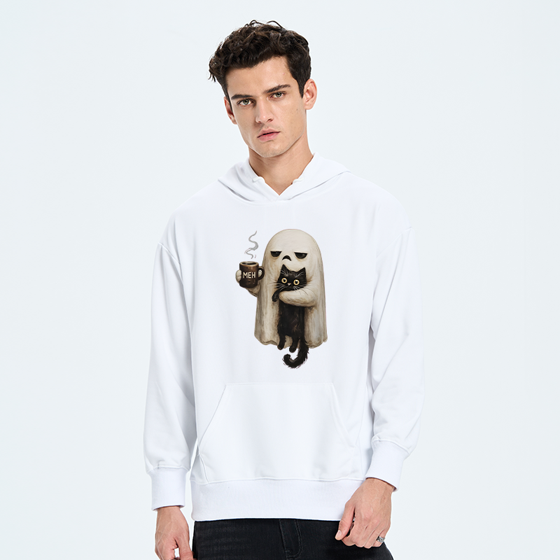 Tokyo-Tiger Ghost Cat Coffee Mood Classic Hoodie