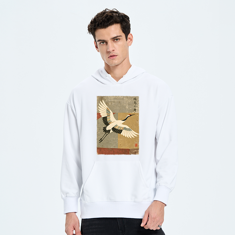 Tokyo-Tiger Crane Spirit Classic Hoodie