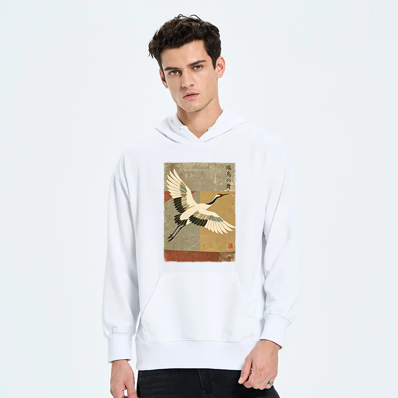 Tokyo-Tiger Crane Spirit Classic Hoodie