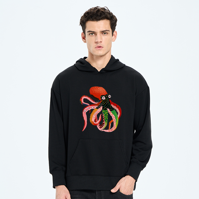 Tokyo-Tiger Colorful Octopus Art Classic Hoodie