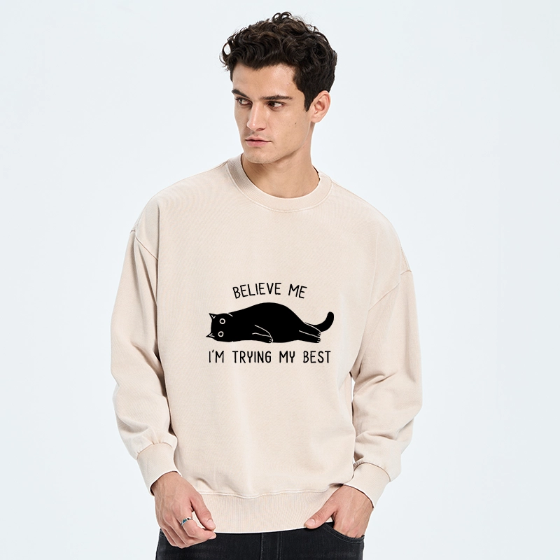 Tokyo-Tiger When Life Is Hard Nap First Washed Sweatshirt