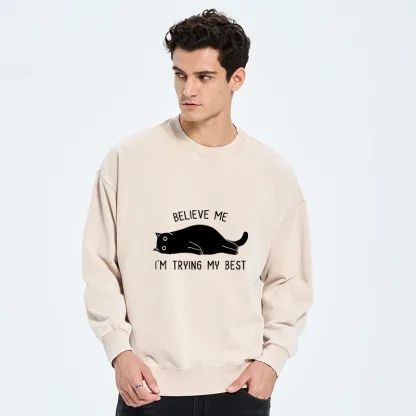Tokyo-Tiger When Life Is Hard Nap First Washed Sweatshirt