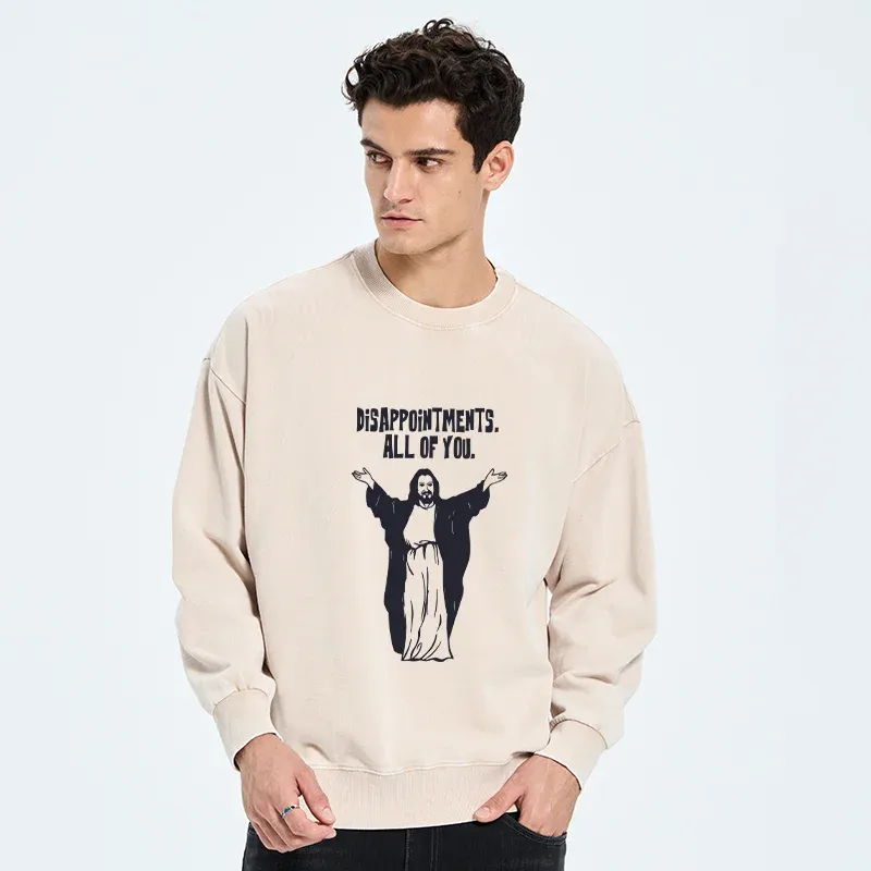 Tokyo-Tiger God Gives Disappointment Washed Sweatshirt