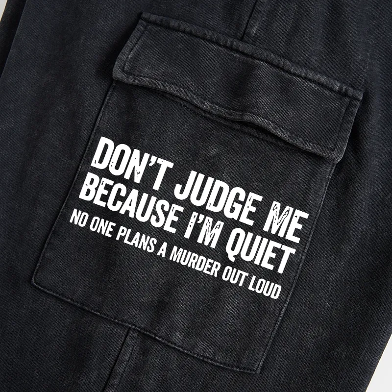 Tokyo-Tiger Sarcastic Funny Quote Washed Utility Sweatpants