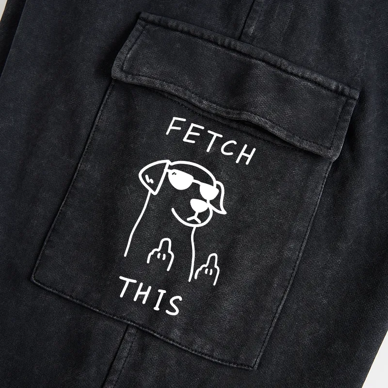 Tokyo-Tiger Rebellious Dog Washed Utility Sweatpants