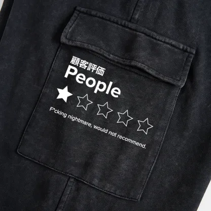 Tokyo-Tiger Evaluation People Washed Utility Sweatpants