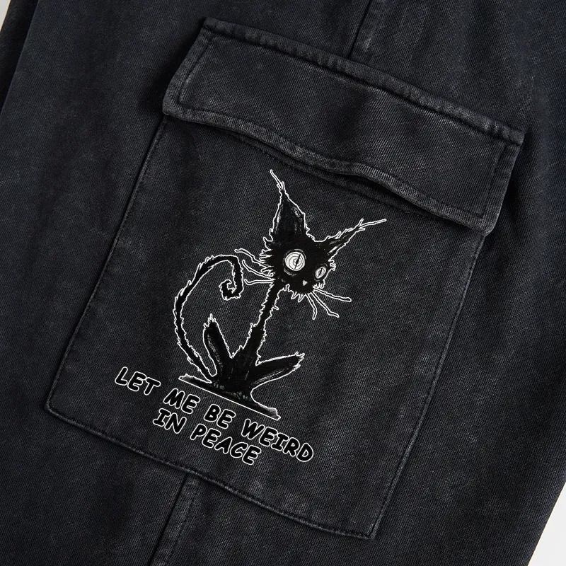 Tokyo-Tiger Cat Gradually Became Strange Washed Utility Sweatpants