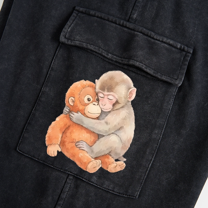 Tokyo-Tiger Poor Punch Washed Utility Sweatpants