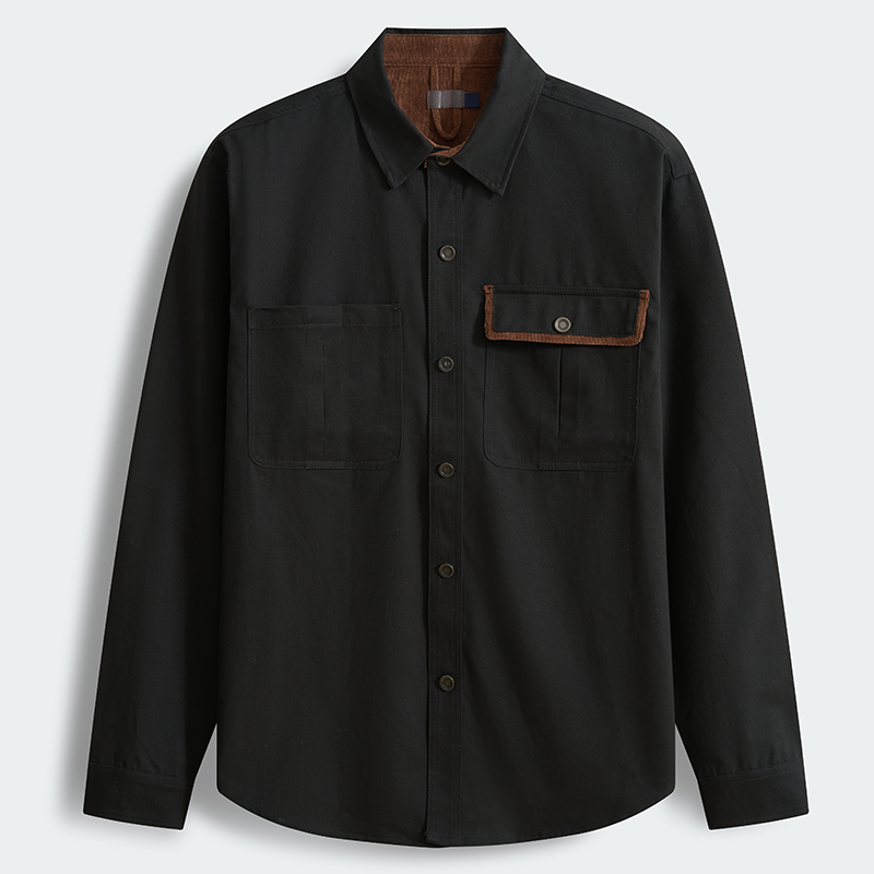 Tokyo-Tiger Cat Can Do No Wrong Men's Corduroy Work Jacket