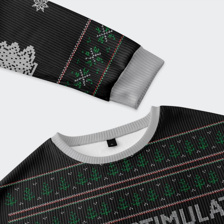 Tokyo-Tiger Penguin：Overstimulated but Festive Christmas Ugly Sweatshirt