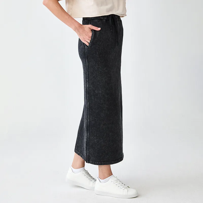 Tokyo-Tiger Cats And Humans Have A Love-hate Relationship Washed Terry Skirt