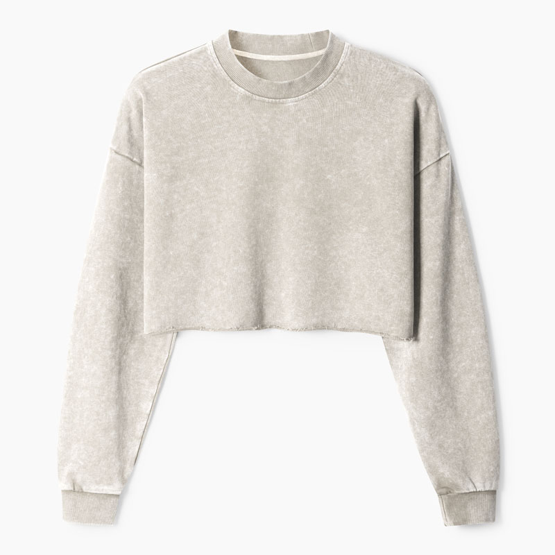 COMING SOON.Washed Crop Sweatshirt – tokyo-tiger