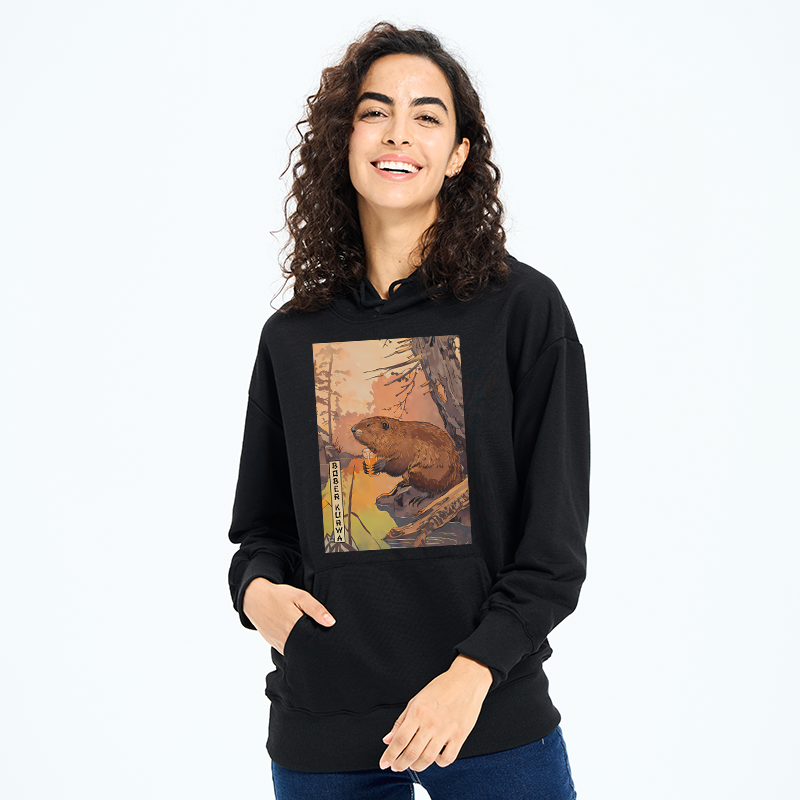 Tokyo-Tiger Beaver By The River Classic Hoodie