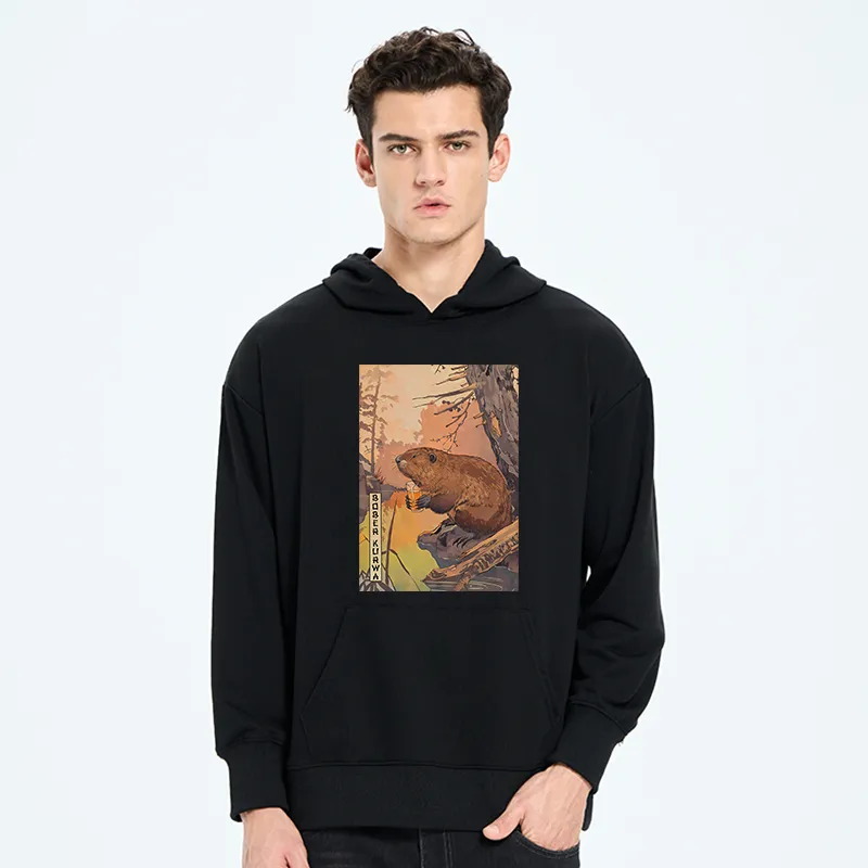 Tokyo-Tiger Beaver By The River Classic Hoodie