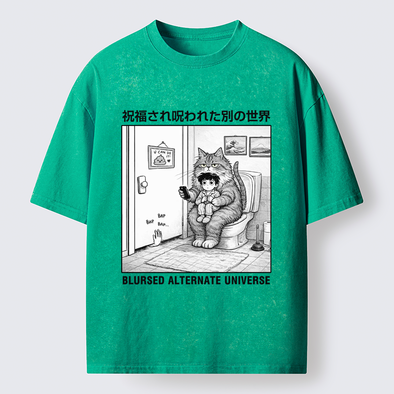 Tokyo-Tiger A Blursed World Washed T-Shirt