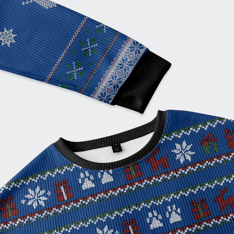 Tokyo-Tiger Funny Raccoon First Of All I'm A Delight Christmas Ugly Sweatshirt