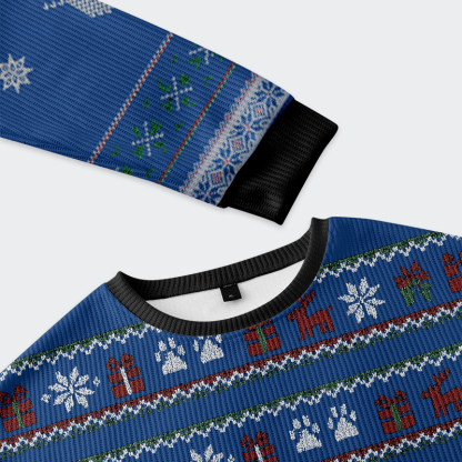 Tokyo-Tiger Funny Raccoon First Of All I'm A Delight Christmas Ugly Sweatshirt