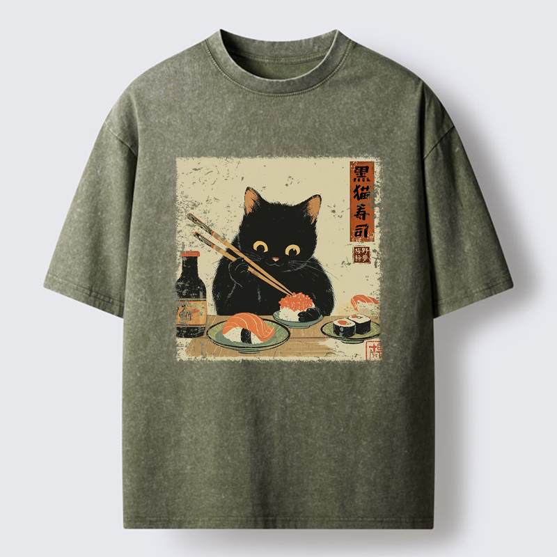 Tokyo-Tiger Wave Conqueror Washed T-Shirt