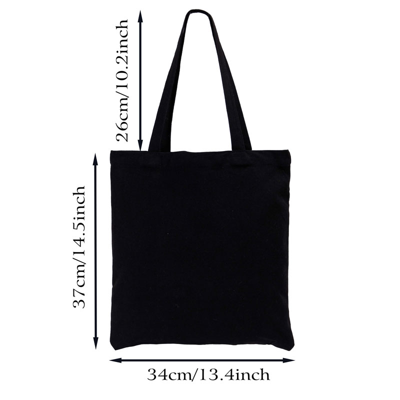 Tokyo-Tiger Black Cat and Lotus Flower Tote Bag