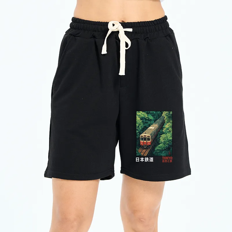 Tokyo-Tiger Japan Trains In The Natural Journey Unisex Shorts