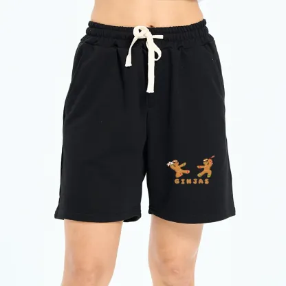 Tokyo-Tiger Gingerbread Ninja Unisex Shorts