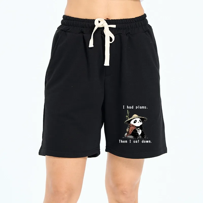 Tokyo-Tiger The Maybe Later Panda Unisex Shorts