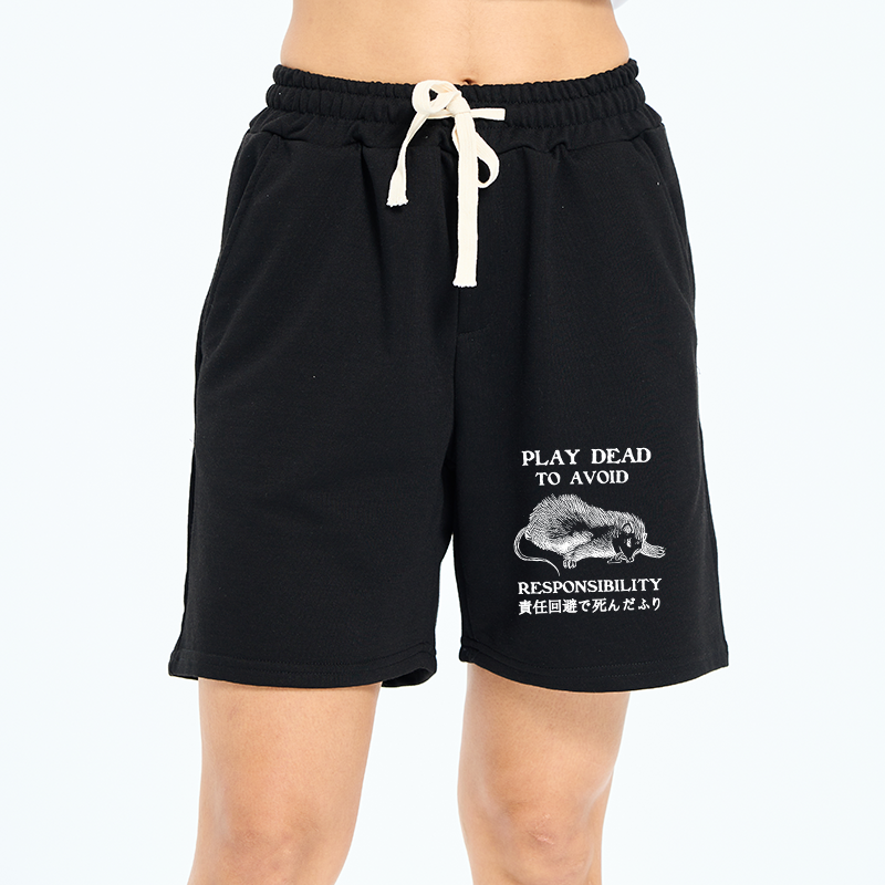 Tokyo-Tiger Play Dead To Avoid Responsibility Unisex Shorts