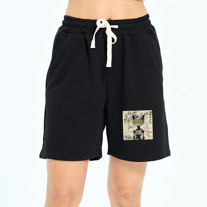 Tokyo-Tiger Robot Cat Unisex Shorts