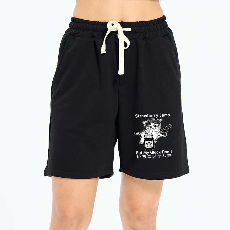 Tokyo-Tiger Strawberry Jam Cat Unisex Shorts